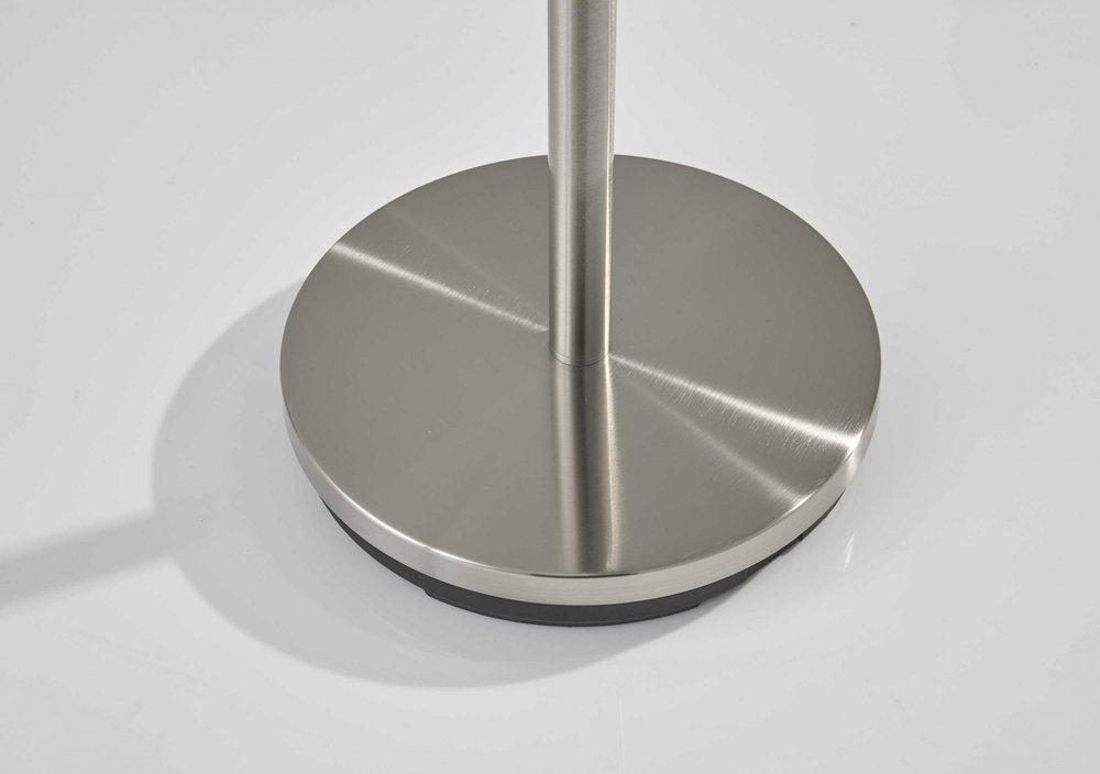 68" Brushed Steel Brushed Steel Coat Rack