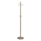 67" Brushed Steel Coat Rack