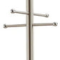 67" Brushed Steel Coat Rack
