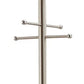67" Brushed Steel Coat Rack