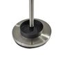13" X 68" Brushed Steel Brushed Steel Stand  Coat Rack