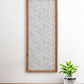 25" X 10" White and Natural Leaf Floral Wood and Metal Wall Decor