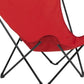 36" Yellow and Stainless Steel Metal Outdoor Camping Chair