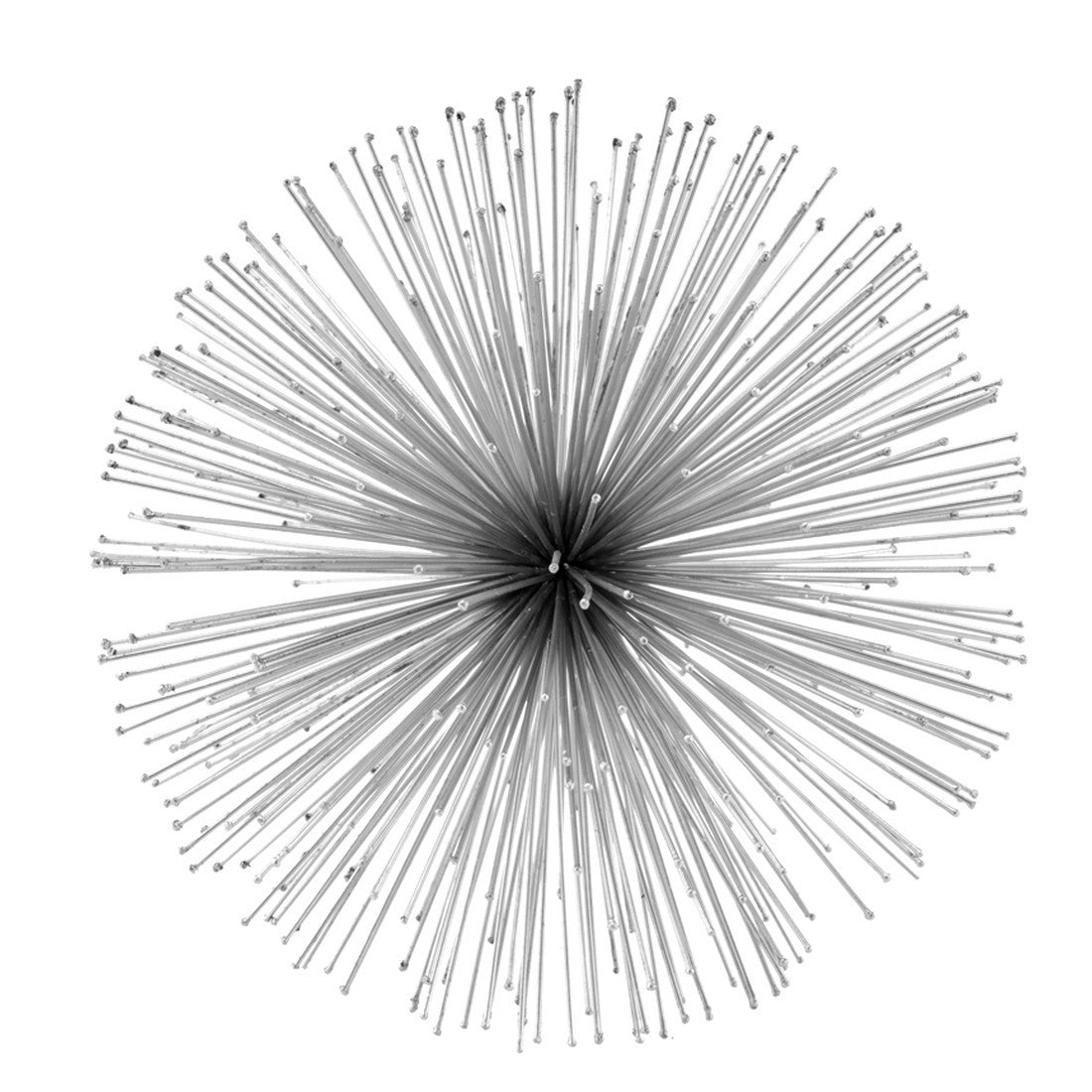 10" Antique Gold Finish Large Urchin Sphere