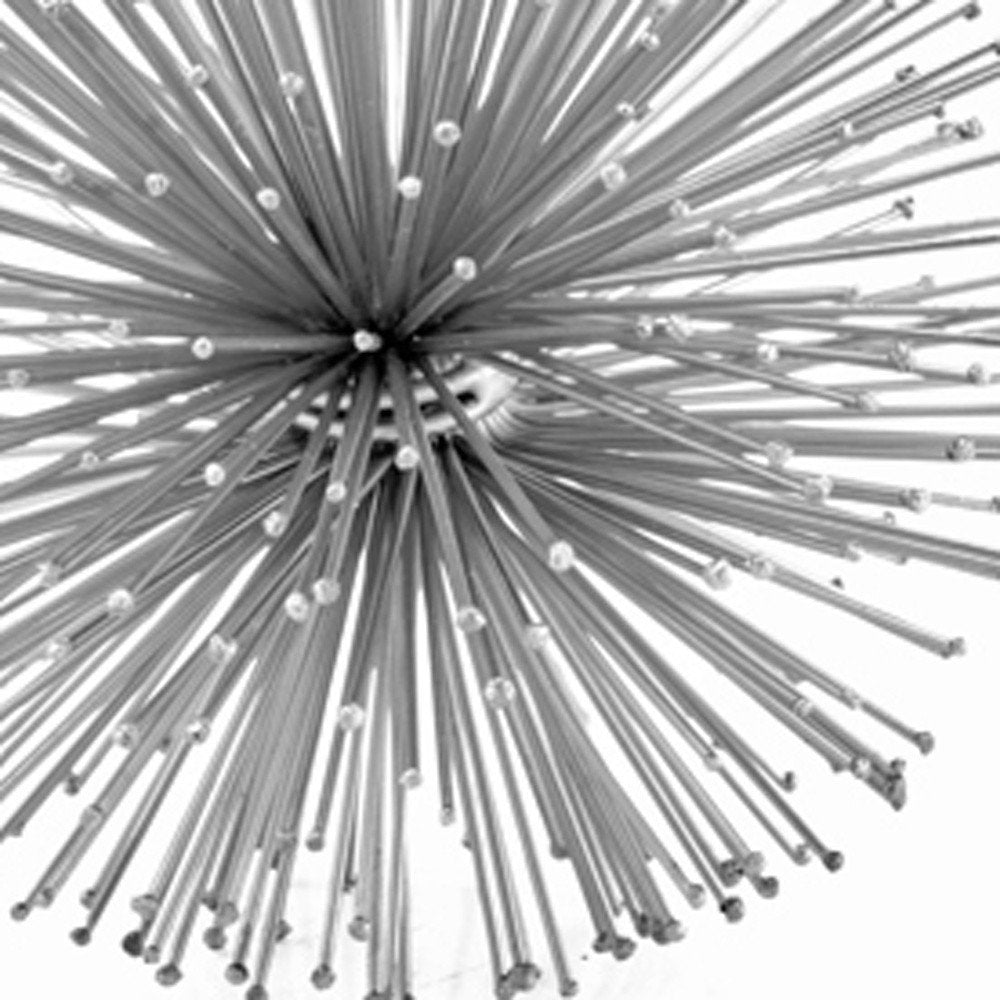 10" Antique Gold Finish Large Urchin Sphere