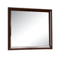 35" Espresso Wood Framed Mounted Dresser Mirror