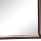 35" Espresso Wood Framed Mounted Dresser Mirror