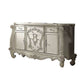 47" White Solid Wood Five Drawer Dresser