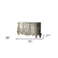 47" White Solid Wood Five Drawer Dresser