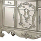 47" White Solid Wood Five Drawer Dresser