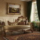 81" Bone and Pearl Faux Leather Tufted Lounge Chair And Toss Pillows