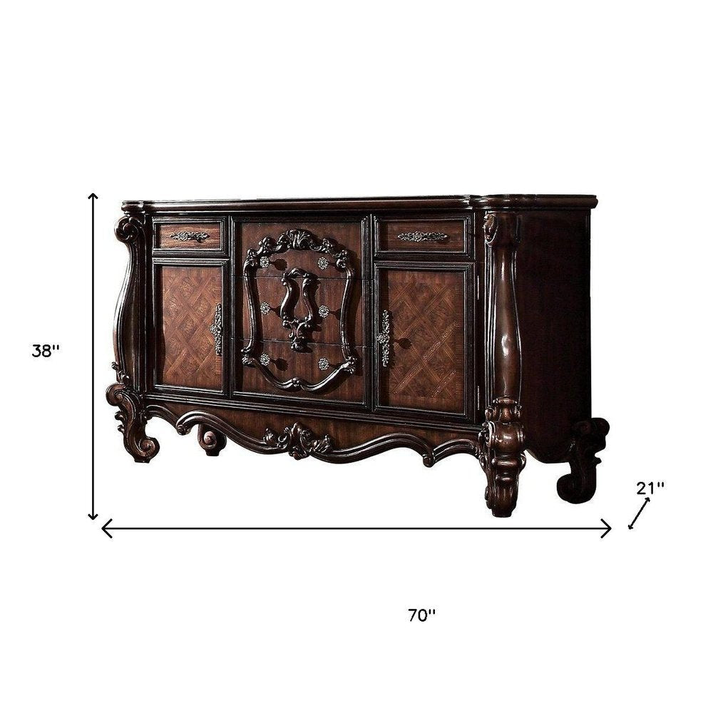 47" Solid Wood Six Drawer Chest