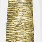 11" Clear And Gold Cylinder Lead Free Crystal Table Vase