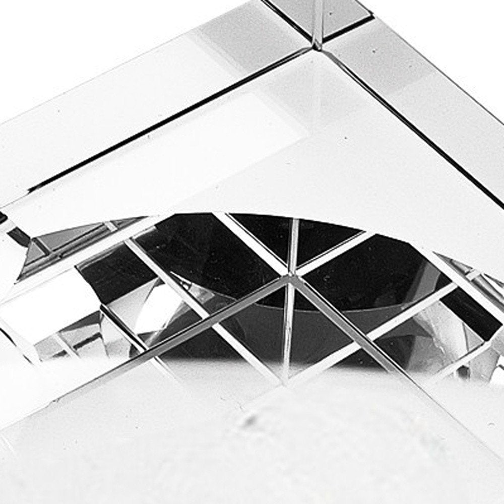 5" Clear Crystal Square Cigar Ash Tray