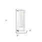 7" Clear Bud Lead Free Crystal Table Vase