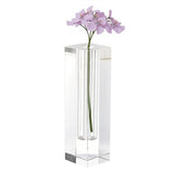 7" Clear Bud Lead Free Crystal Table Vase