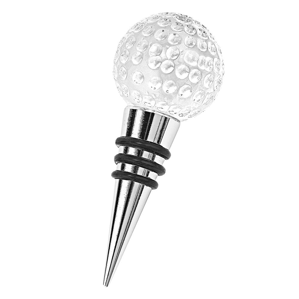 4" Clear Lead Free Crystal Bottle Stopper