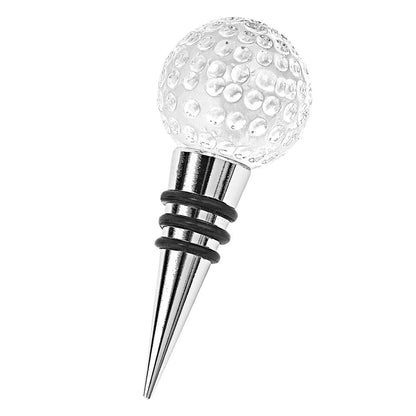 4" Clear Lead Free Crystal Bottle Stopper
