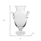 12" Clear Cylinder Lead Free Crystal Table Vase