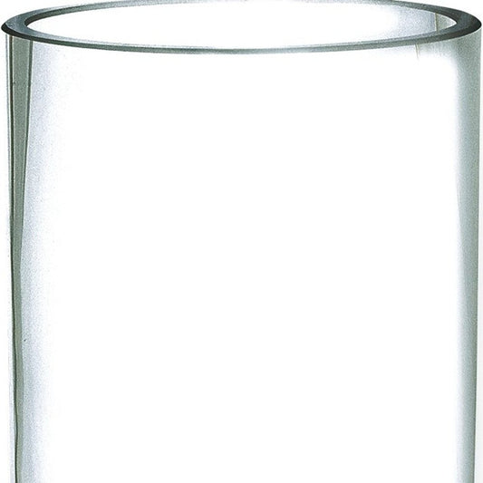 11" Clear Cylinder Crystal Table Vase