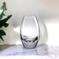 11" Clear Lead Free Crystal Oval Table Vase