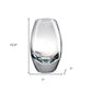7" Clear Lead Free Crystal Oval Table Vase