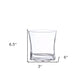 7" Clear Oval Crystal Glass Table Vase