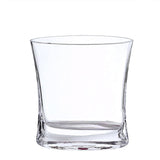 7" Clear Oval Crystal Glass Table Vase