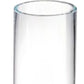 9" Clear Cylindrical Lead Free Crystal Bud Table Vase