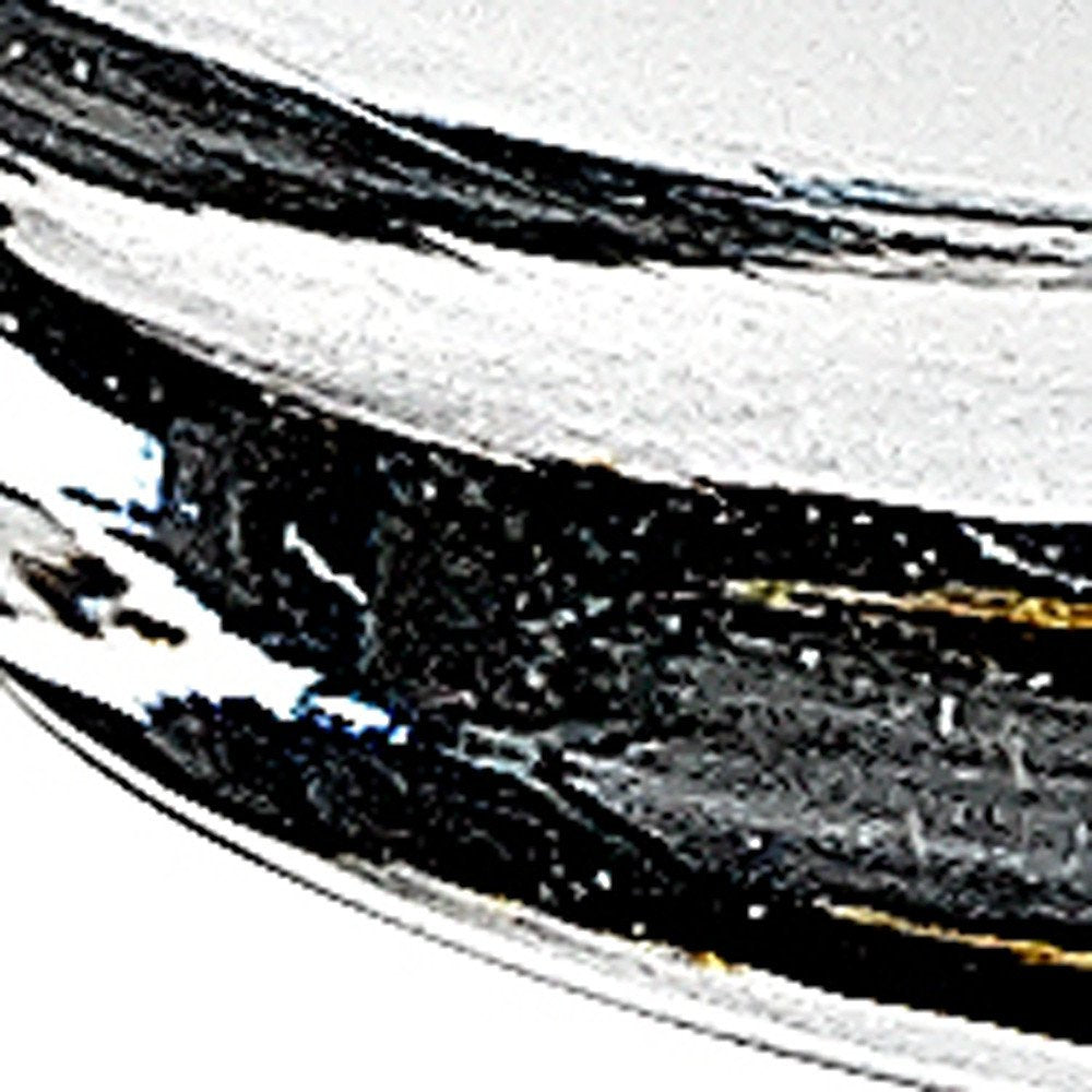 Set of Four Clear Mouth Blown Crystal Old Fashion Glasses