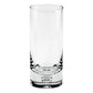Set of Four Clear Mouth Blown Crystal Highball Glasses