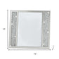 5" x 7" Silver Crystal Tabletop Picture Frame