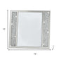 5" x 7" Silver Crystal Tabletop Picture Frame