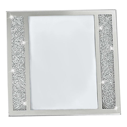 5" x 7" Silver Crystal Tabletop Picture Frame