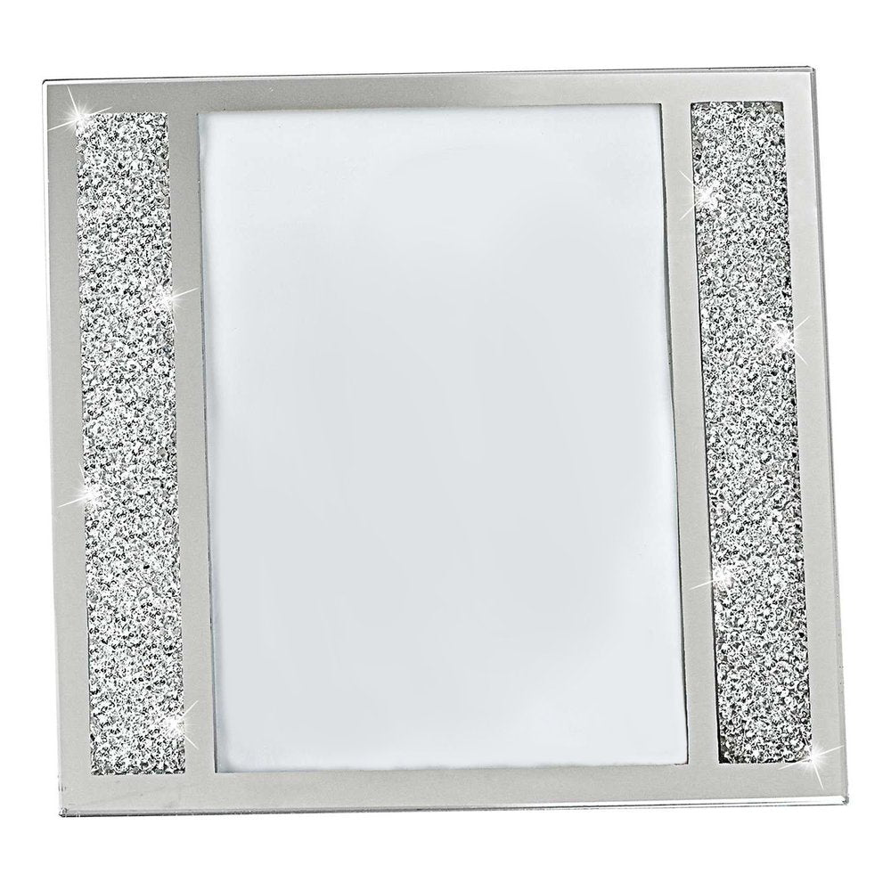 Multiple Sizes Silver Crystal Tabletop Picture Frame