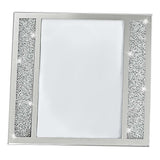 Multiple Sizes Silver Crystal Tabletop Picture Frame