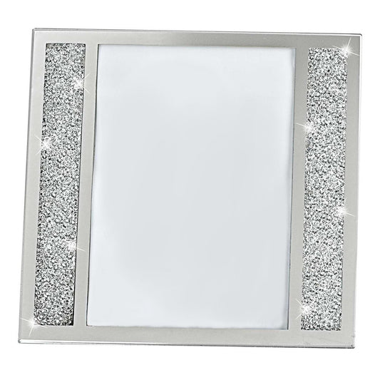 5" x 7" Silver Crystal Tabletop Picture Frame