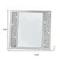 5" x 7" Silver Crystal Tabletop Picture Frame
