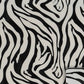 12" Black And White Zebra Iron And Resin Square Hanging Wall Tile