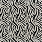 12" Black And White Zebra Iron And Resin Square Hanging Wall Tile