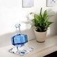 4" Blue Crystal Statue Tabletop Sculpture