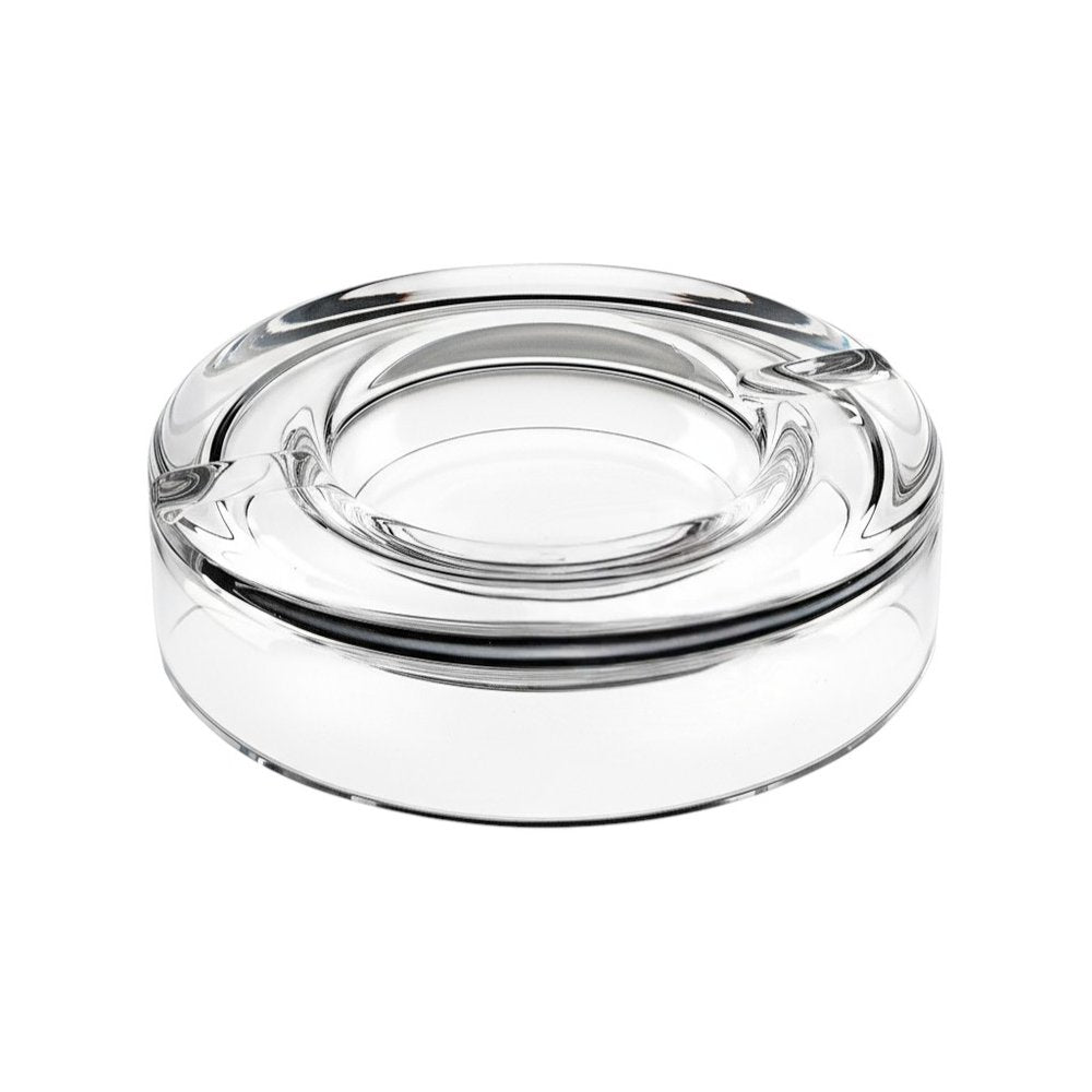 Mouth Blown European Crystal Cigar Ash Tray