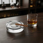 Mouth Blown European Crystal Cigar Ash Tray