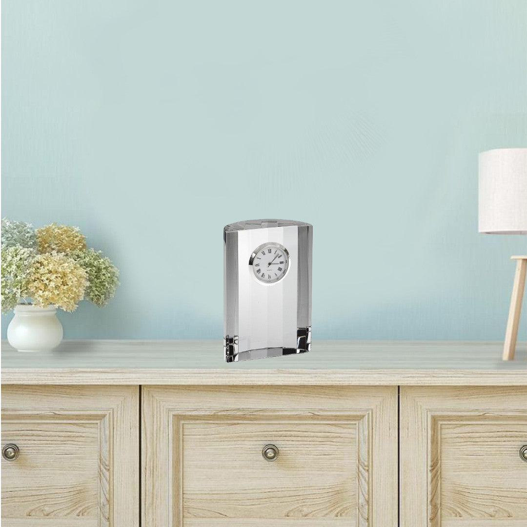 5" Clear Glass Statue Tabletop Sculpture