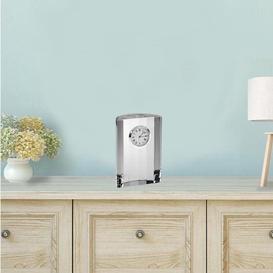 5" Clear Glass Statue Tabletop Sculpture