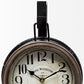 Metallic Brown Metal Hanging Desk Table Clock