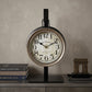 Metallic Brown Metal Hanging Desk Table Clock