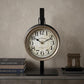 Metallic Brown Metal Hanging Desk Table Clock