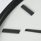 24" Round Large Modern Wall Clock With White Face And Non-Numarical Number