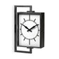 Rectangular Large Black Industrial Style Wall Clock